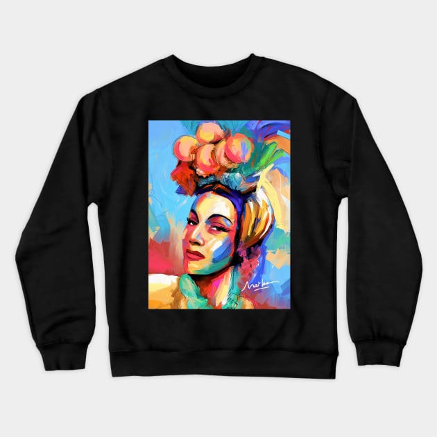 carmen miranda Crewneck Sweatshirt by mailsoncello